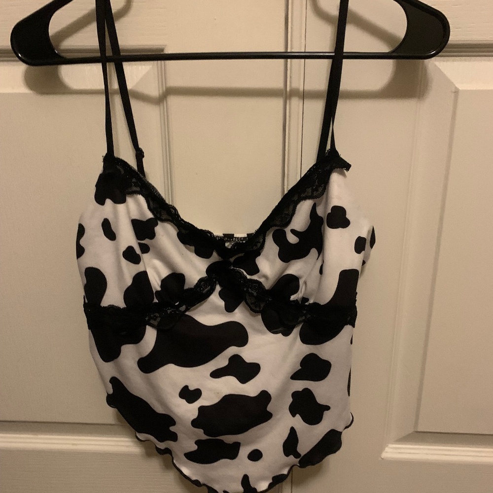 Cow Spaghetti Strap